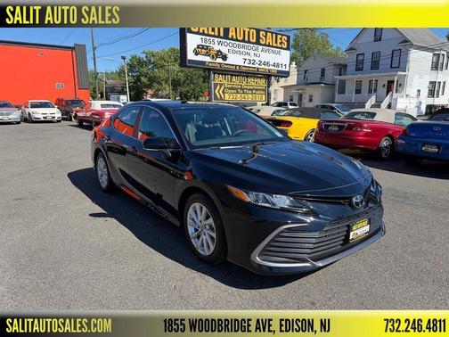 Midnight Black Metallic 2021 Toyota Camry LE
