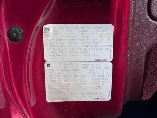 1996 Chevrolet Caprice Base 4dr Sedan