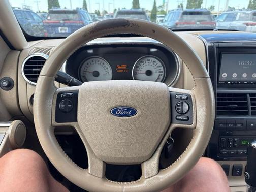 Red 2010 Ford Explorer Sport Trac Limited