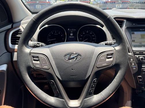 Monaco White 2017 Hyundai SANTA FE SE Ultimate