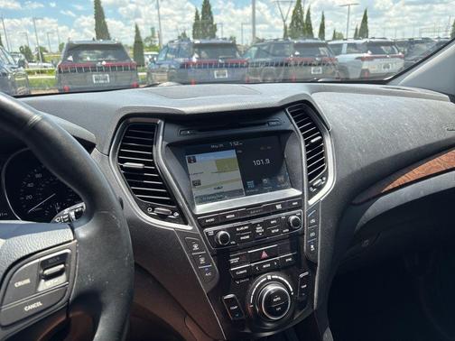 Monaco White 2017 Hyundai SANTA FE SE Ultimate