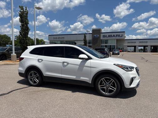 Monaco White 2017 Hyundai SANTA FE SE Ultimate