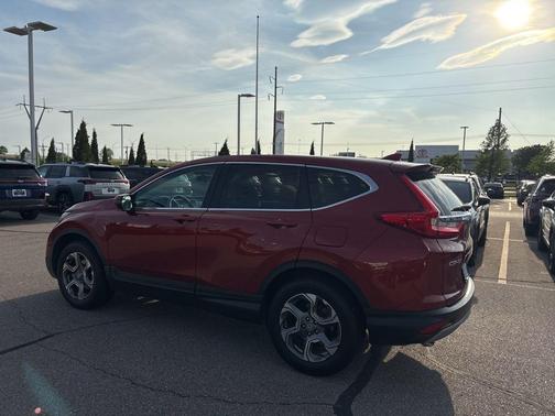 Molten Lava Pearl 2018 Honda CR-V EX