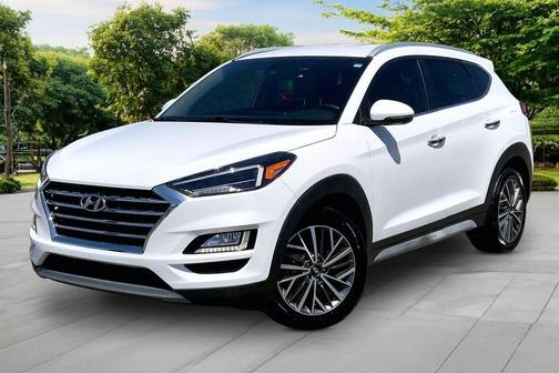 Cream White 2020 Hyundai TUCSON Limited