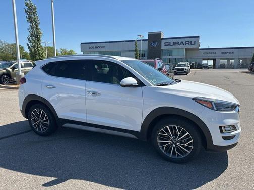 Cream White 2020 Hyundai TUCSON Limited