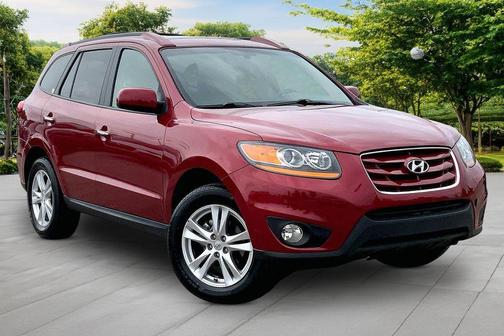 Sonoran Red 2011 Hyundai SANTA FE Limited