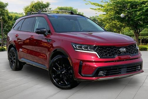Passion Red Tintcoat 2021 Kia Sorento SX-PRESTIGE