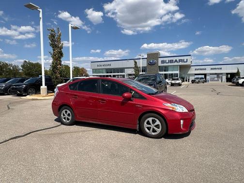 Barcelona Red Metallic 2013 Toyota Prius Three