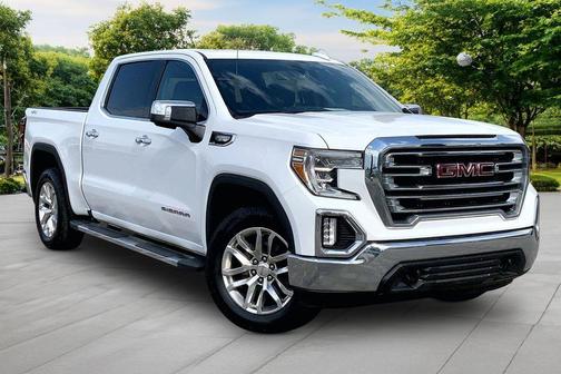 Summit White 2019 GMC Sierra 1500 SLT