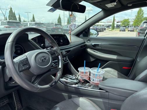 Quartz White 2021 Hyundai SONATA N Line