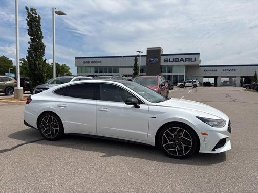 Quartz White 2021 Hyundai SONATA N Line