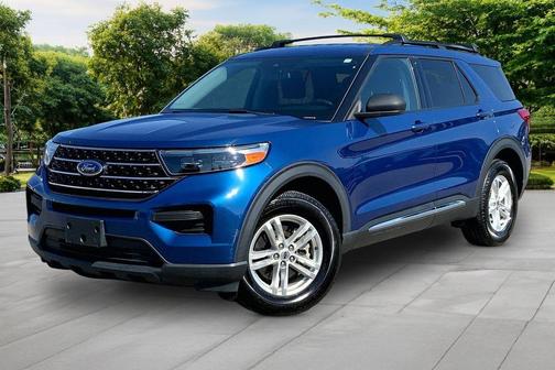Atlas Blue Metallic 2021 Ford Explorer XLT