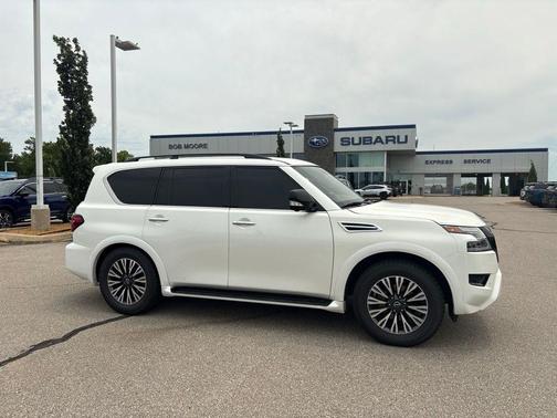 Aspen White Tricoat 2023 Nissan Armada SL