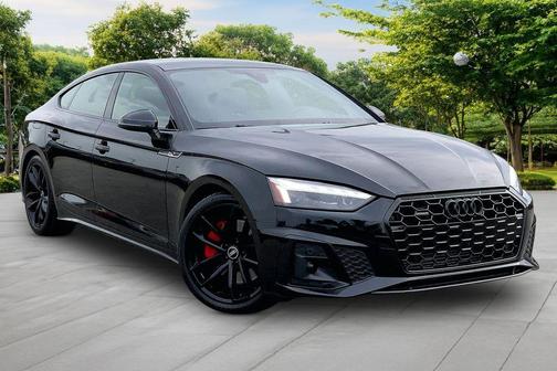 Mythos Black Metallic 2024 Audi A5 Sportback 45 S line quattro Premium