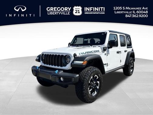 Bright White Clearcoat 2025 Jeep Wrangler 4xe Rubicon