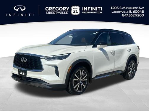 2 Tone Majestic White 2023 INFINITI QX60 AUTOGRAPH
