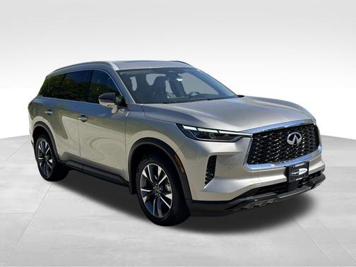 Warm Titanium 2023 INFINITI QX60 Luxe