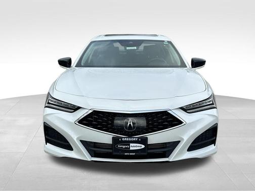 Platinum White Pearl 2021 Acura TLX Technology