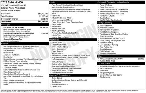 2023 BMW i4 Gran Coupe M50