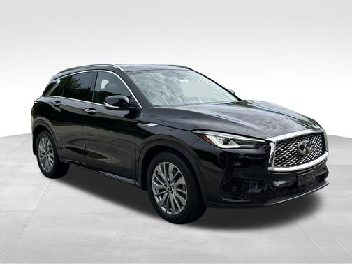 Black Obsidian 2025 INFINITI QX50 Luxe