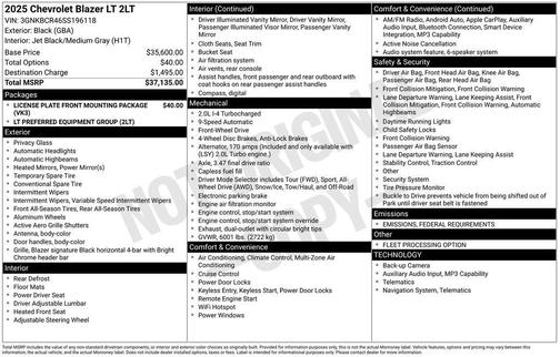 2025 Chevrolet Blazer LT