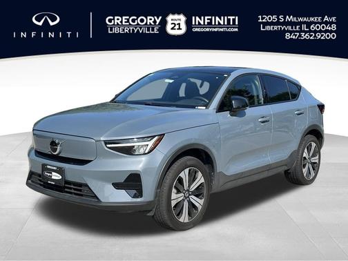 Thunder Gray Metallic 2023 Volvo C40 Recharge Pure Electric Twin Core