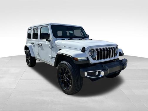 Bright White Clearcoat 2025 Jeep Wrangler 4xe Sahara