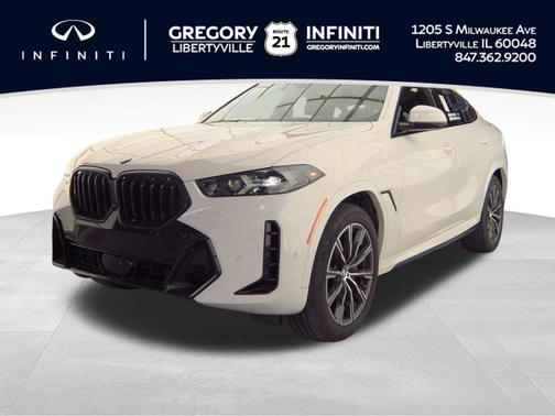 Alpine White 2025 BMW X6 xDrive40i