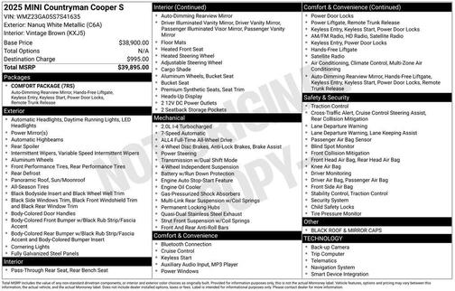 2025 MINI Countryman S