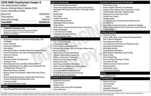 2025 MINI Countryman S