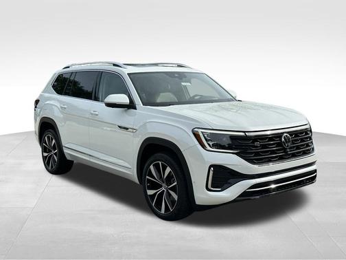 Opal White Pearl Effect 2024 Volkswagen Atlas 2.0T SEL Premium R-Line