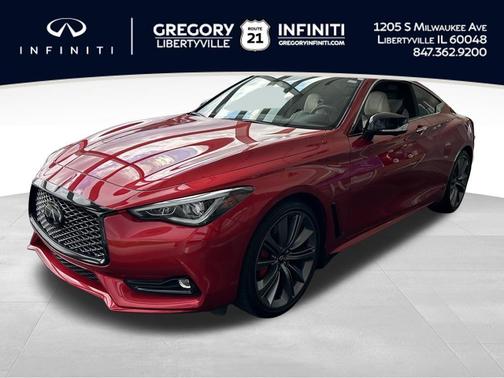 Dynamic Sunstone Red 2022 INFINITI Q60 3.0t Red Sport 400