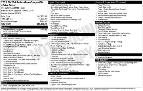 2023 BMW 430 Gran Coupe i xDrive