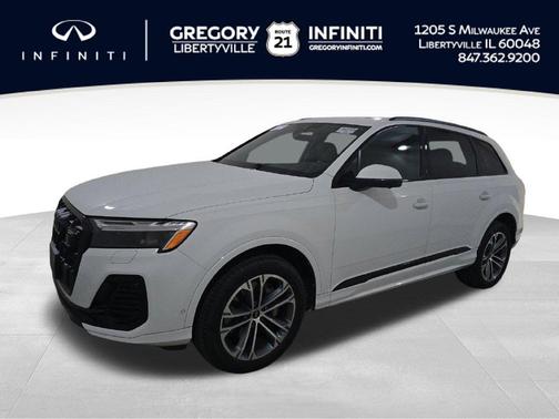Carrara White 2025 Audi Q7 45 Premium