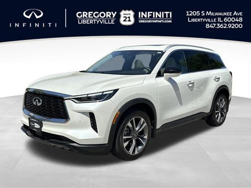 Majestic White 2023 INFINITI QX60 Luxe