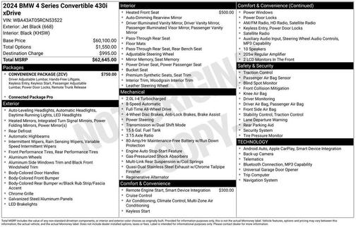 2024 BMW 430 i xDrive