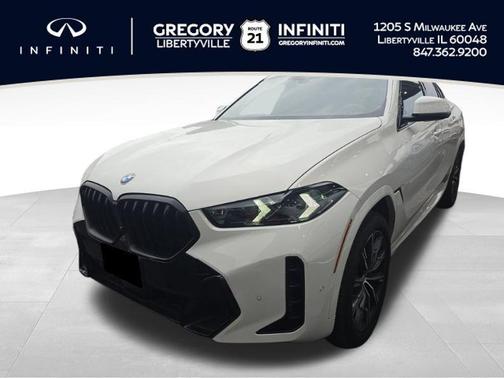 Alpine White 2025 BMW X6 xDrive40i