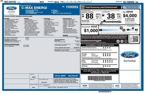 Tectonic 2016 Ford C-Max Energi SEL