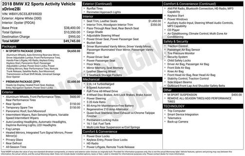 2018 BMW X2 xDrive28i