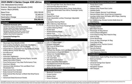 2025 BMW 430 i xDrive