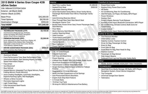 2015 BMW 428 Gran Coupe i xDrive