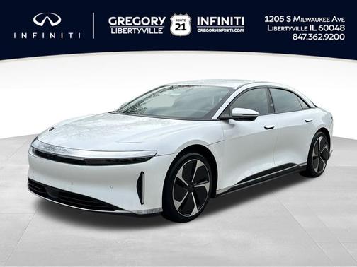 Stellar White 2023 Lucid Air Touring