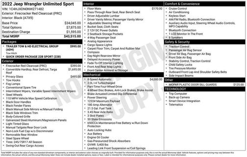 2022 Jeep Wrangler Unlimited Sport