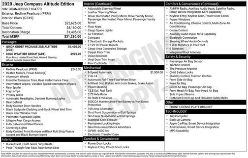 2020 Jeep Compass Latitude