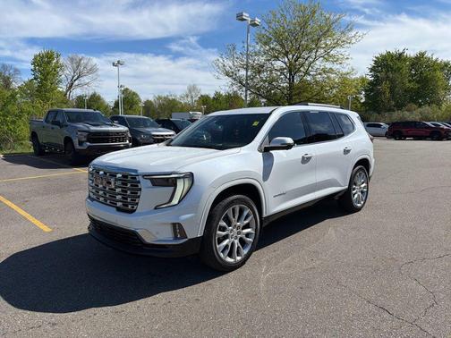 White Frost Tricoat 2024 GMC Acadia Denali