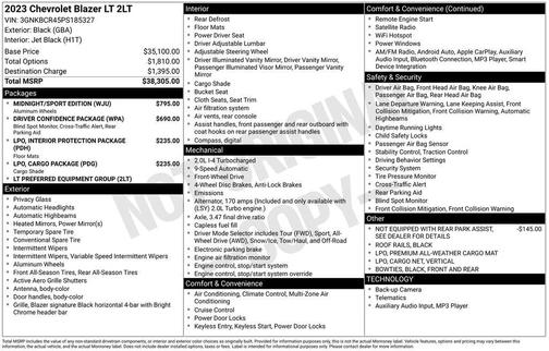 2023 Chevrolet Blazer 2LT