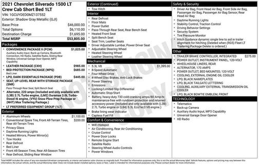 2021 Chevrolet Silverado 1500 LT