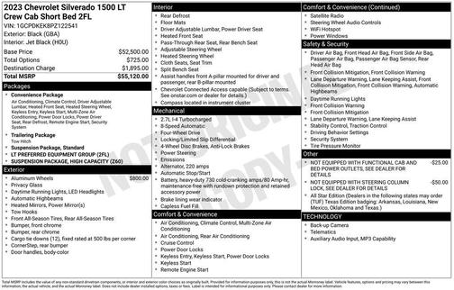 2023 Chevrolet Silverado 1500 LT