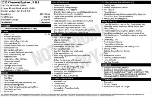 2023 Chevrolet Equinox LS