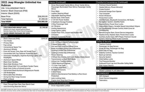 2022 Jeep Wrangler Unlimited 4xe Rubicon